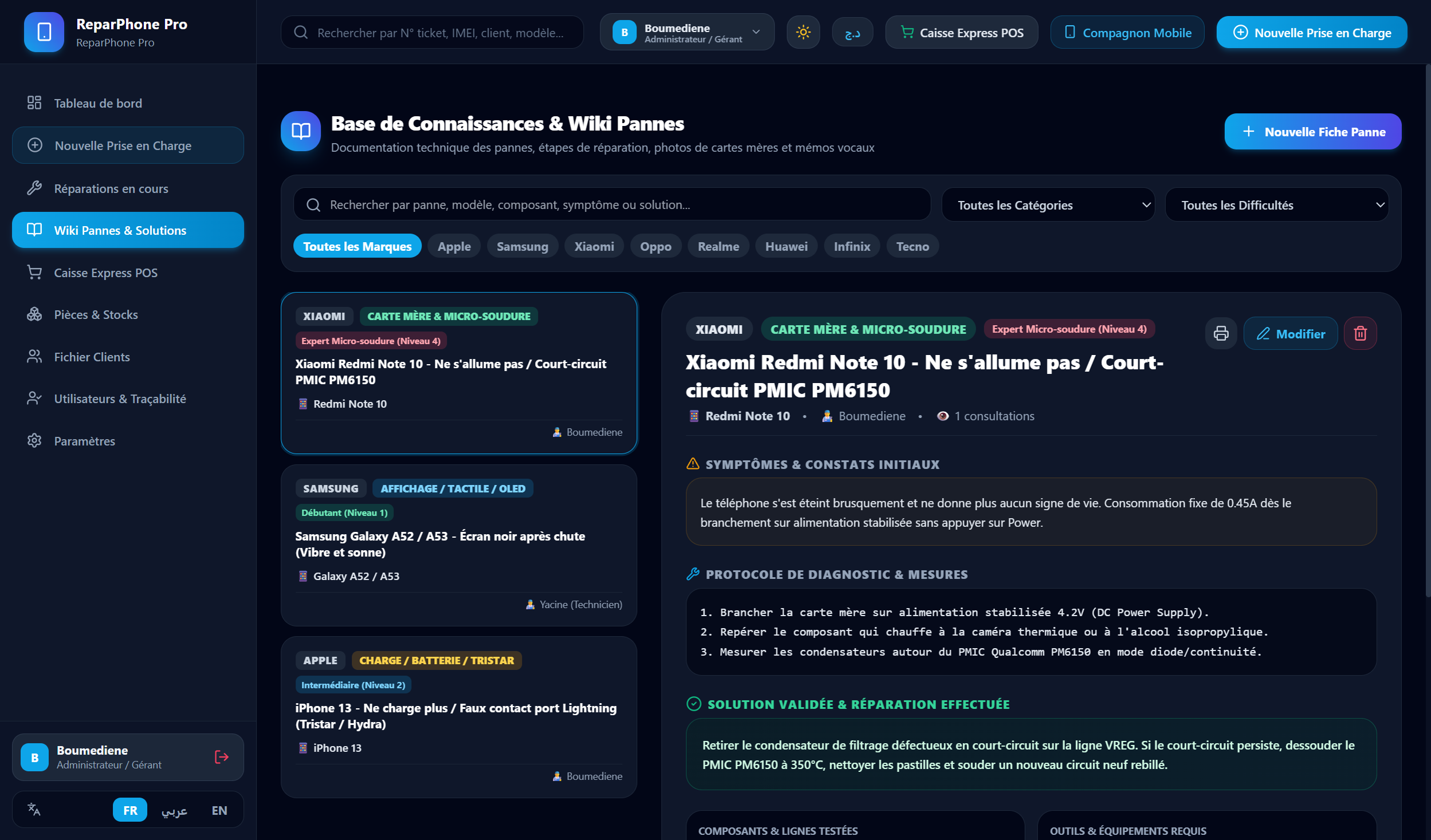 Wiki Technique ReparPhone Pro